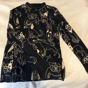 Catimini Boys Long Sleeve Polo Shirt